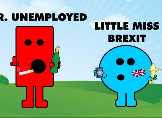 Mr Men range updated with Mr Unemployed and Little Miss Brexit