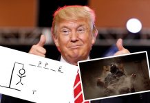 Trump gamifies executions with real games of HANGMAN