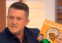 Tommy Robinson Announces De-Colouring Book