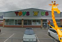 Geoffrey found HANGED in Chester branch of Toys R Us