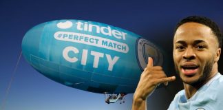 I’ve already completed new Man City sponsor Tinder, claims Raheem Sterling