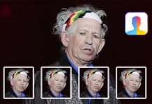 Keith Richards crashes FaceApp server