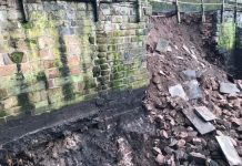 Council blames Chester wall collapse on dodgy Roman builders